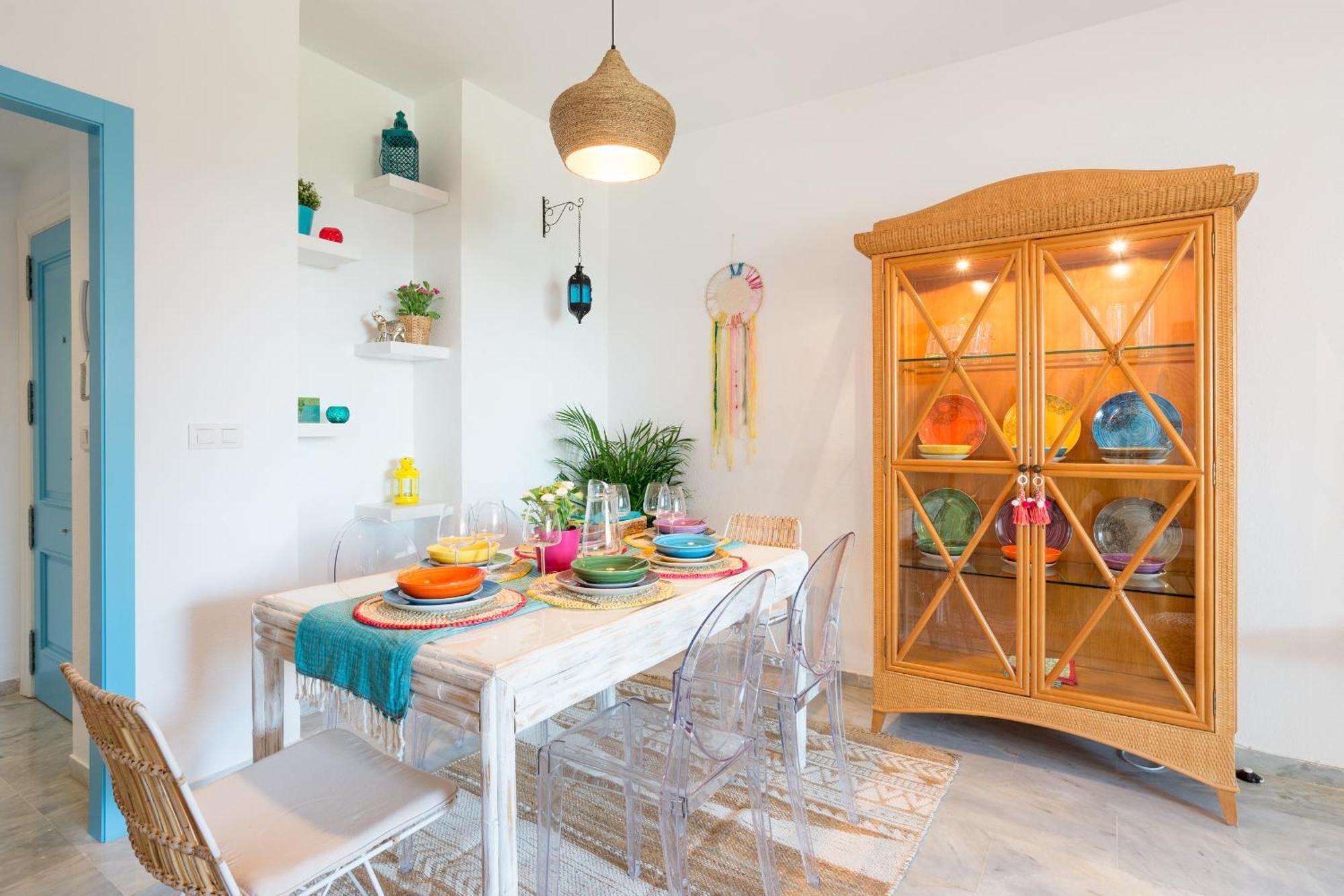 Appartement Boho Chic- Beachfront - Free Bikes - Salt Water Pool