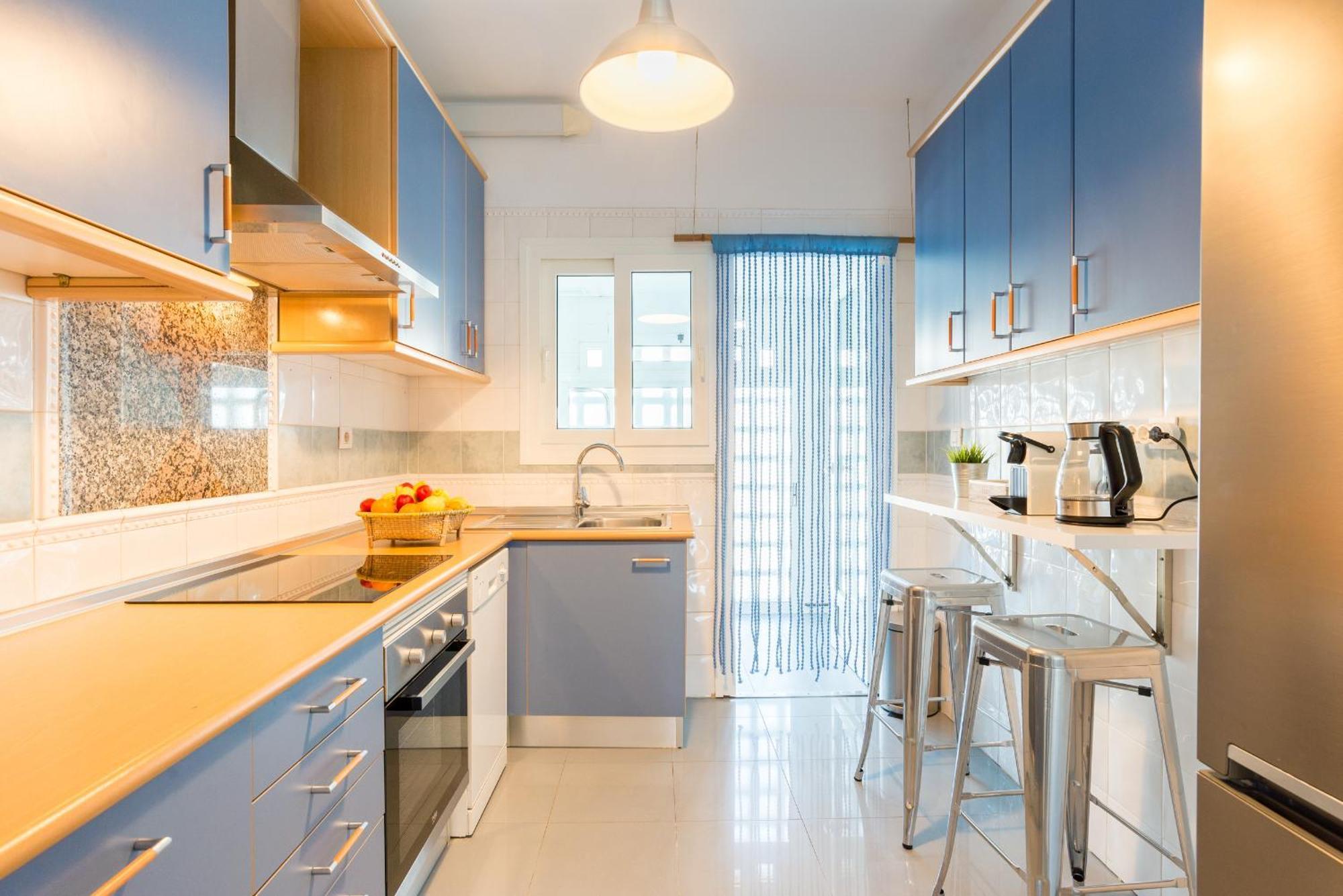Appartement Boho Chic- Beachfront - Free Bikes - Salt Water Pool